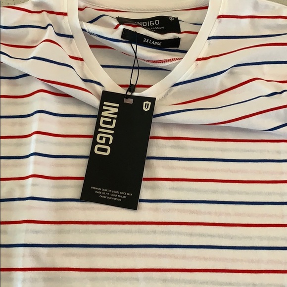 ♓️♓️Candy stripe indicode tee shirt ♓️♓️♓️ - Picture 3 of 5